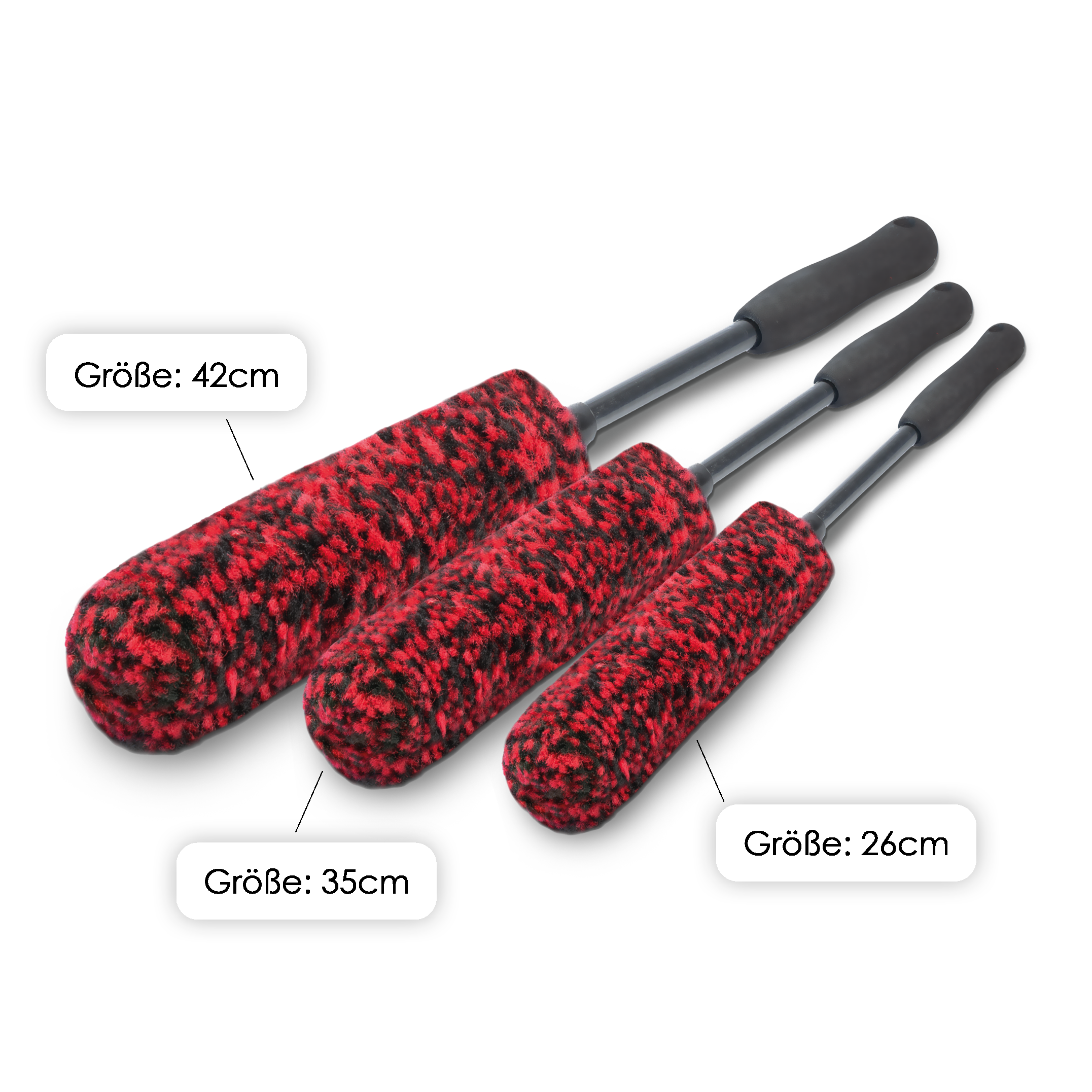 FiberForce Felgenbürsten Set