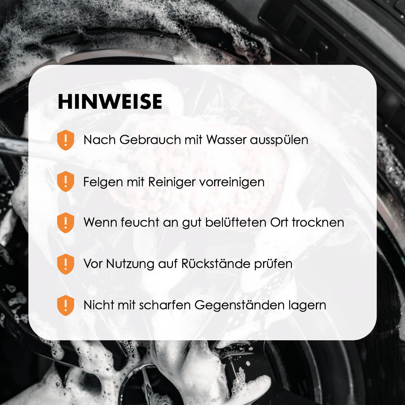 FiberForce Felgenbürsten Set
